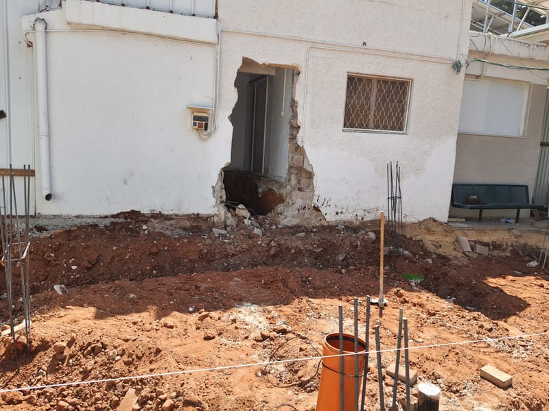 חיזוק יסודות מבנה סדוק