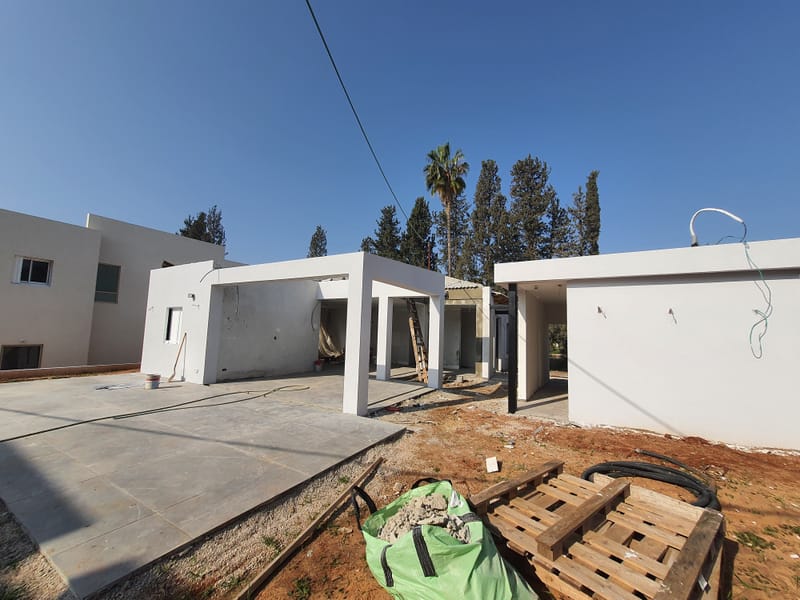 חיזוק יסודות וטיפול יסודי למבנה ישן בפרדס חנה