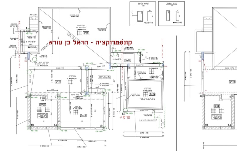 חיזוק יסודות וטיפול יסודי למבנה ישן בפרדס חנה