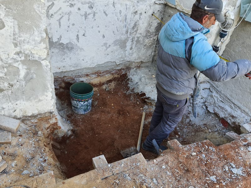 חיזוק יסודות ותוספת במקווה בית דגן