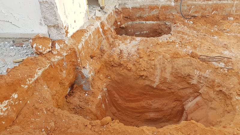 חיזוק יסודות במבנה בפרדס חנה 