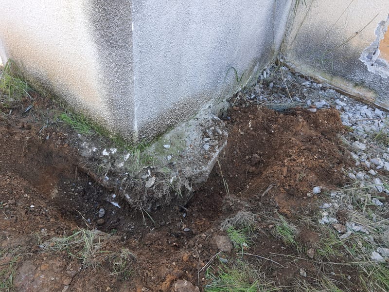 חיזוק יסודות ושיפוץ מבנה ביישוב חרמש