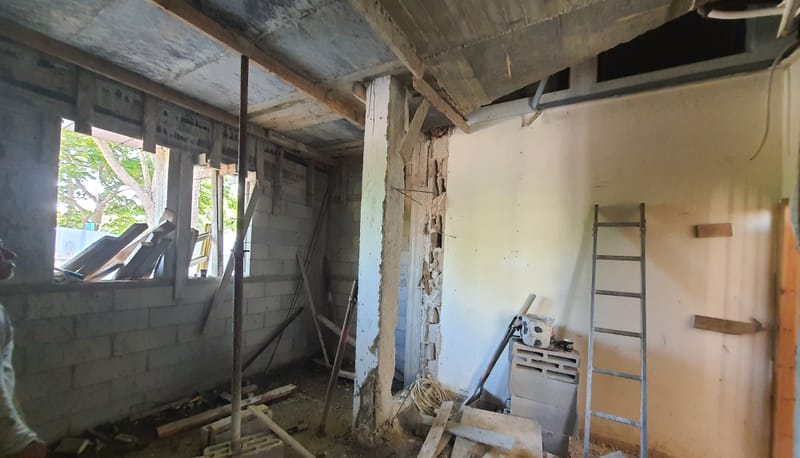 חיזוק יסודות והורדת עמוד 