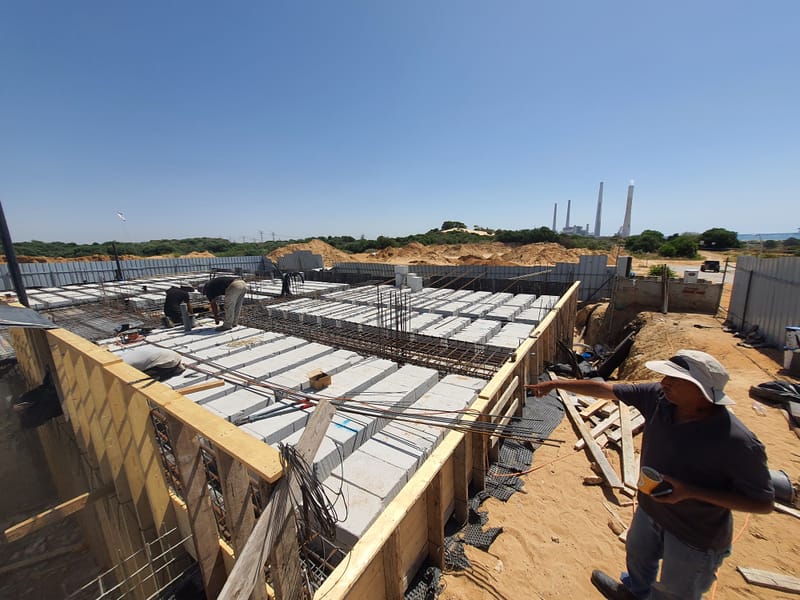 קונסטרוקציה מבנה מגורים - בקיסריה