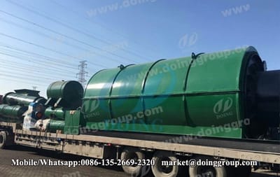 Used tyre pyrolysis plant delivery to Nigeria