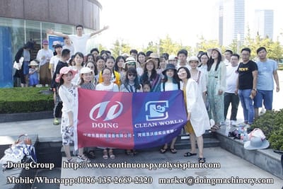 The group tour of DOING to Rizhao, Shandong