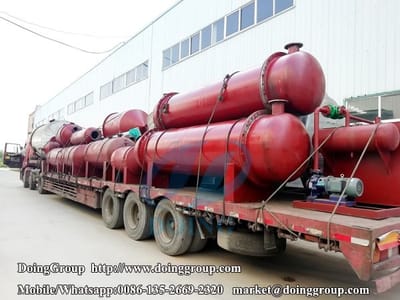 Waste plastic to fuel pyrolysis plant and waste oil distillation plant delivered to Columbia