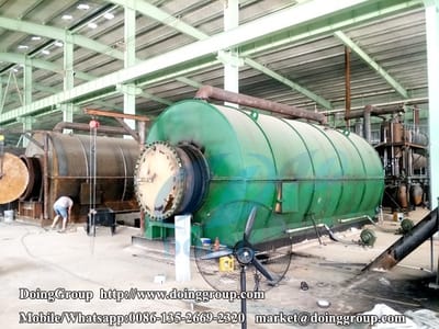 Used tyre pyrolysis plant cost