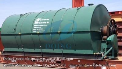 10T/D pyrolysis oil plant transported to Malaysia