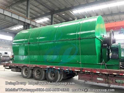 10T/D Pyrolysis plant transported to Bangladesh