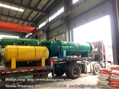 10T/D pyrolysis plant for sale sell to Macedonia