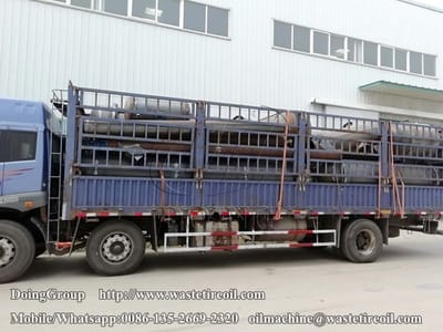 Used tyre pyrolysis plants delivered to Bangladesh
