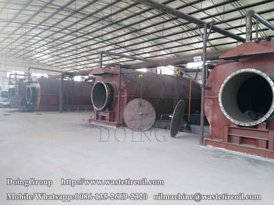 4 sets pyrolysis oil plants successfully installed in Palestine