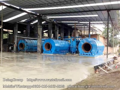 What is the approximate tyre pyrolysis plant cost ?