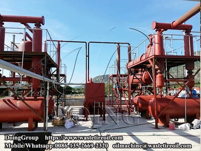 Two sets of 12T/D waste tyre pyrolysis plant project to be established in Vietnam