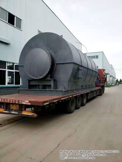 12 TPD waste plastic pyrolysis plant delivered to Yunnan, China