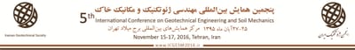 5th International Conference on Geotechnical Engineering and Soil Mechanics