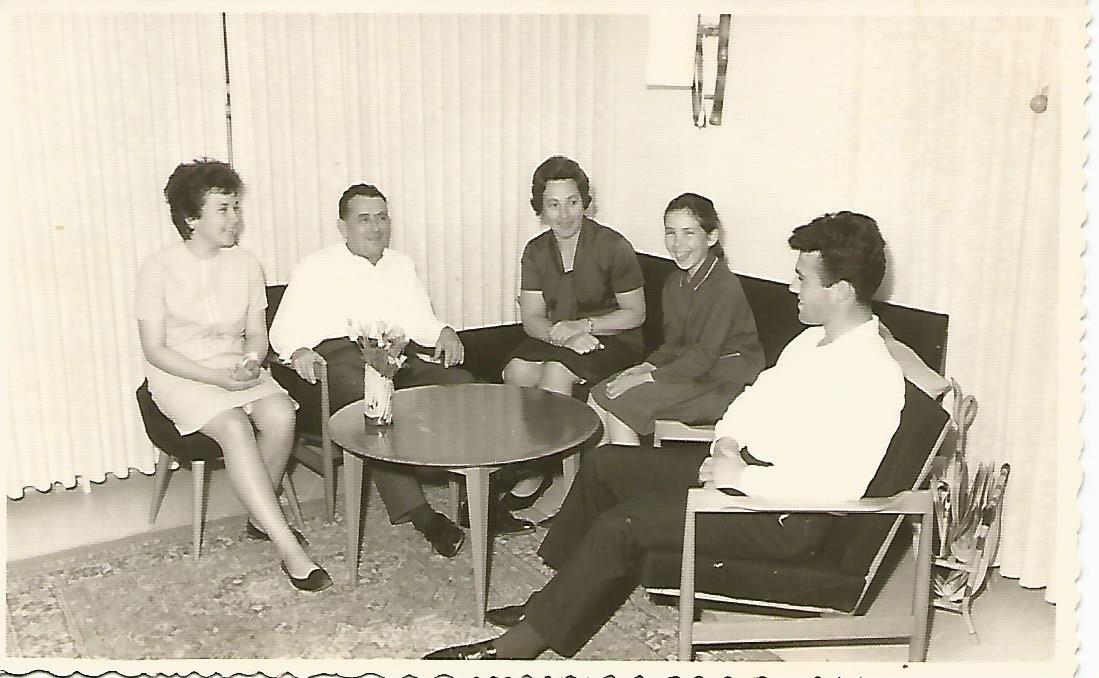 פסח 1965 אהרן רות יוסי מיכל ודלית גבזה