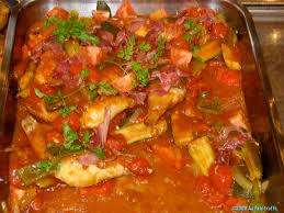 Poulet basquaise