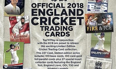 Official 2018 England Cricket Trading Cards launch in UK