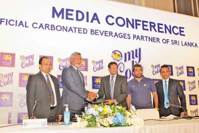 Sri Lanka Cricket signs up with My Cola Beverages
