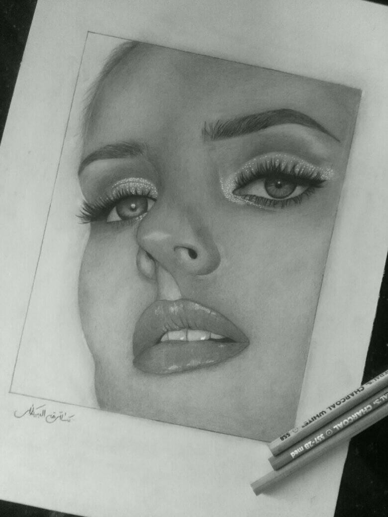 الرسامة المبدعة " سارة ماهر البيطار " 15 ربيعا