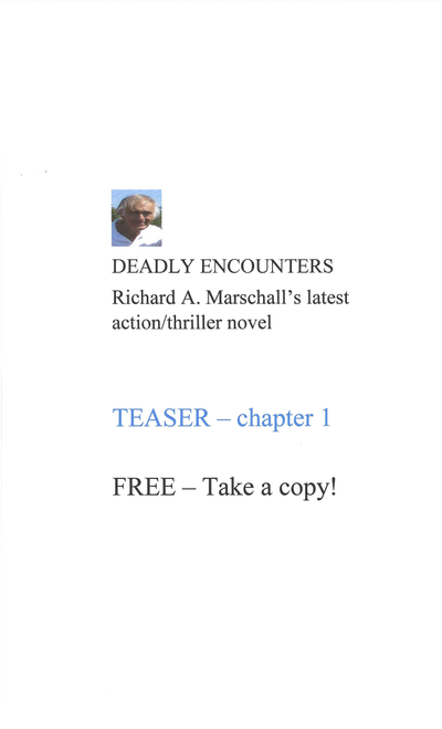 DEADLY ENCOUNTERS      &quot;Teaser&quot;   Chapter One image