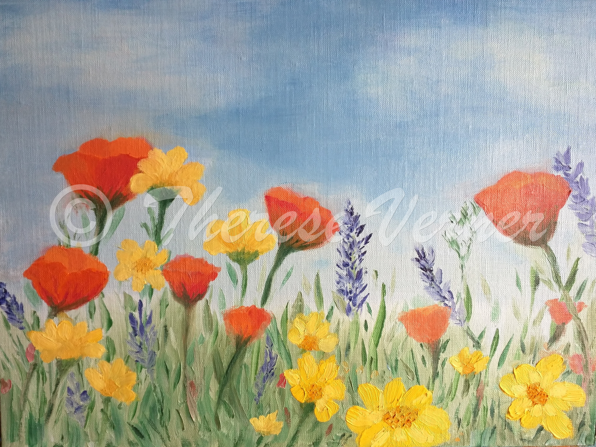 California Wildflowers - SOLD