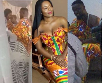 Photos from Sarkodie’s traditional wedding to his longtime partner Tracy.