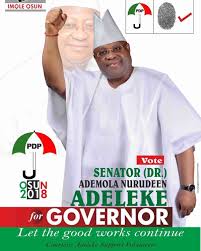 Breaking: senator Ademola Adeleke wins osun PDP primary election