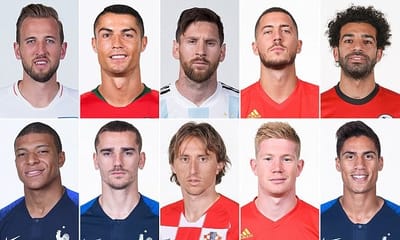 Ronaldo, Messi, Salah and Hazard on 10-man shortlist for FIFA's 'The Best' award 2018