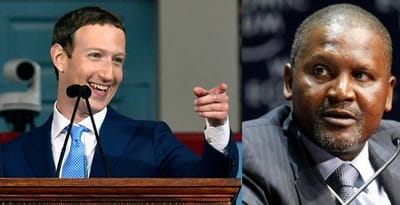 Mark Zuckerberg Loses $16.8billion In 2hrs, More Than Aliko Dangote