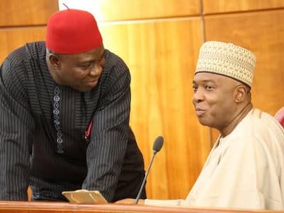 ''President Buhari and APC plotting court order that will overthrow Saraki, Ekweremadu'' PDP alleges
