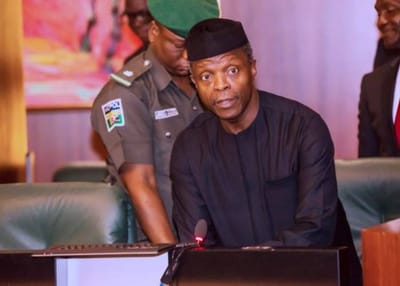 Acting President Osinbajo condemns takeover of National Assembly