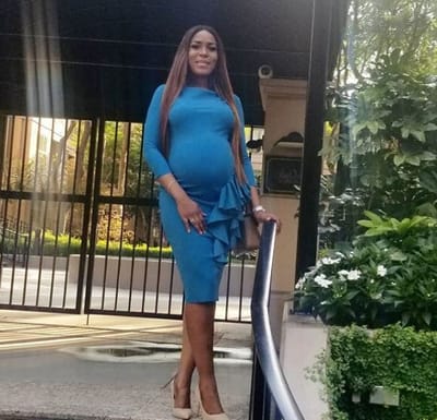 Linda Ikeji And Her Baby Bump Slay In 'Sexy Dress'