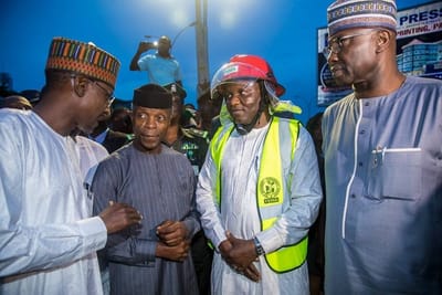 Osinbajo visits site of collapsed building in Abuja