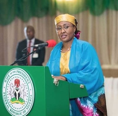 'Such impunity takes place under its watch' - Aisha Buhari calls out Adams Oshiomhole and APC leaders with a strongly worded statement