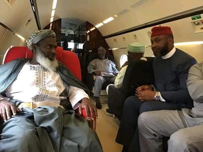 Atiku, Osita Chidoka, Oyedepo, Kukah, Sheik Gumi Inside Atiku's Jet