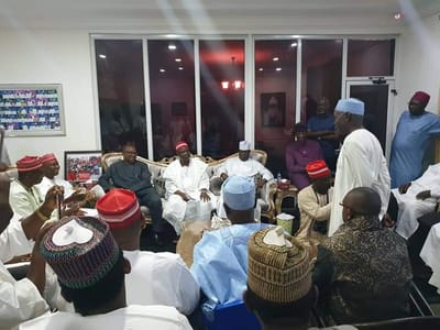 Kwankwaso Meets With Peter Obi And Atiku In Abuja