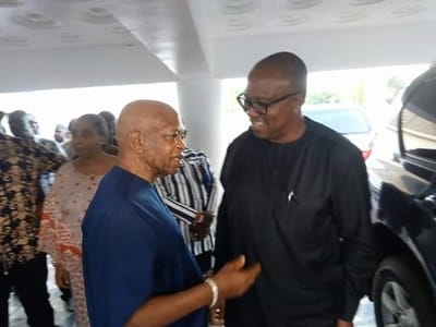 Arthur Eze Hosts Peter Obi At His Enugu Residence (Photos)