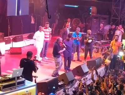 Video: VP Yemi Osinbajo visits Fela's shrine to pray for people as Femi Kuti explains why he cannot support the Buhari government