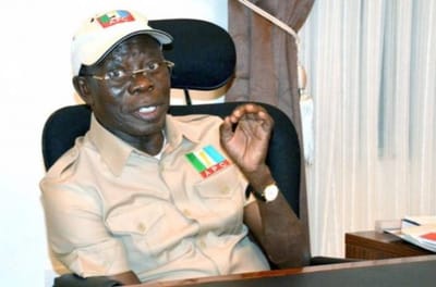 APC crisis: Ibikunle Amosun blackmailing me – Adams Oshiomhole