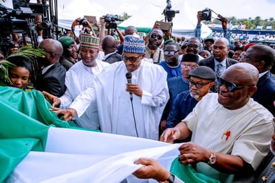 Photos: President Buhari commissions a new Terminal Building at the Port Harcourt International Airport