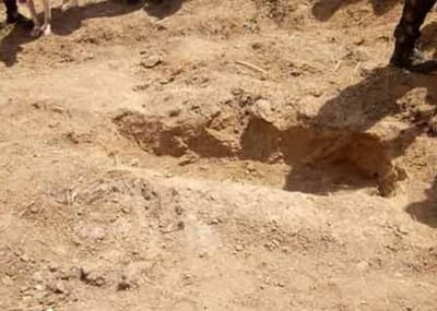 Nigerian Army uncovers shallow grave where corpse of the missing general was buried and exhumed