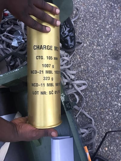 Army Receives Large Consignment Of Ammunition At Abuja Airport. Photos