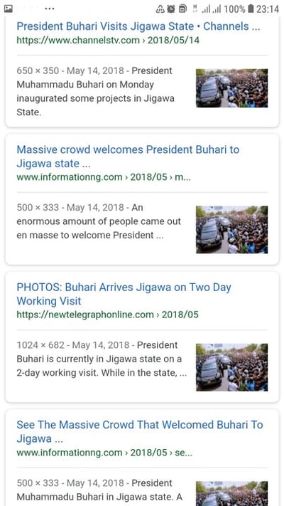 APC Used Fake Picture For Buhari Visit To Kaduna