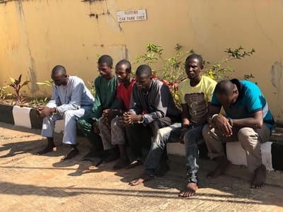 DSS Parades Kidnappers Who Killed Adara Traditional Ruler In Kaduna. Photos