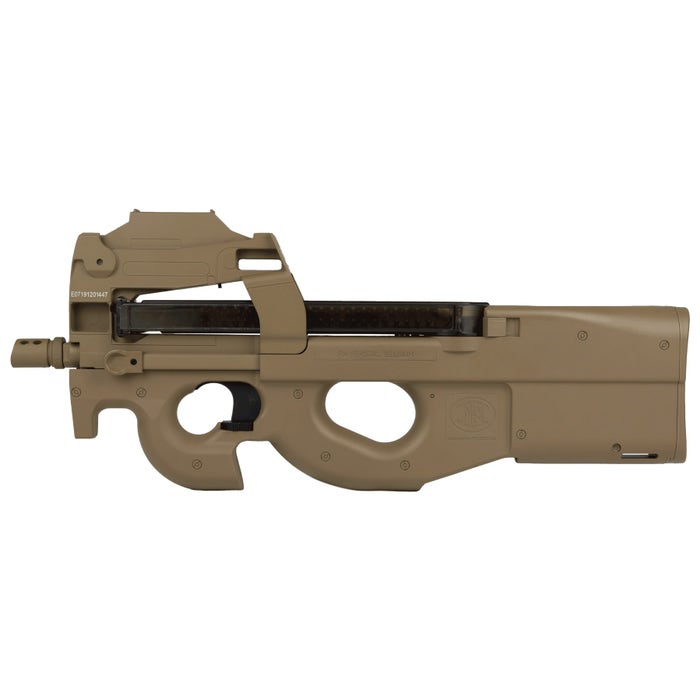 FN P90 FDE AEG AVEC RED DOT ABS 70 bbs - Tasleeh Tactical