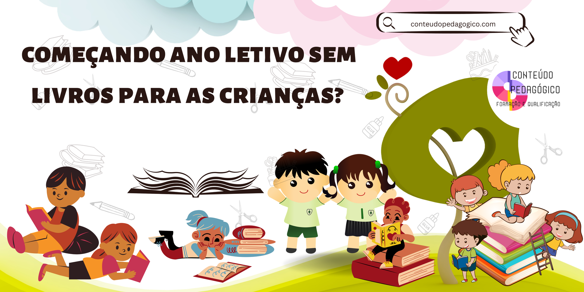 Começando ano letivo sem livros para as crianças?