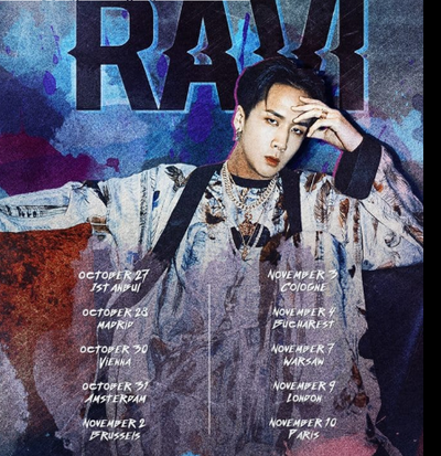 RAVI din VIXX va avea primul turneu solo european
